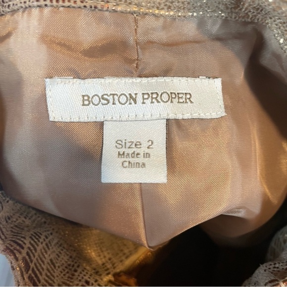 Boston Proper Gold jacket • Size 2 - Picture 7 of 7